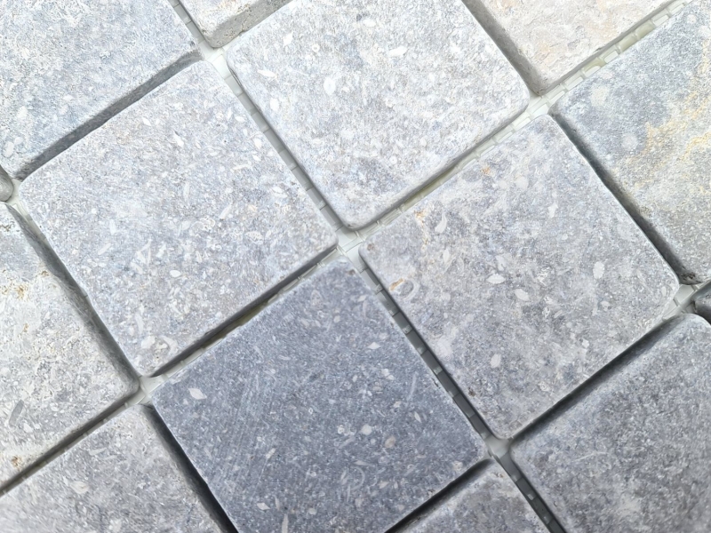 Mosaico azulejo mármol mosaico THUMBNAIL gris claro cocina pared baño plato de ducha MOS40-T48LG_f