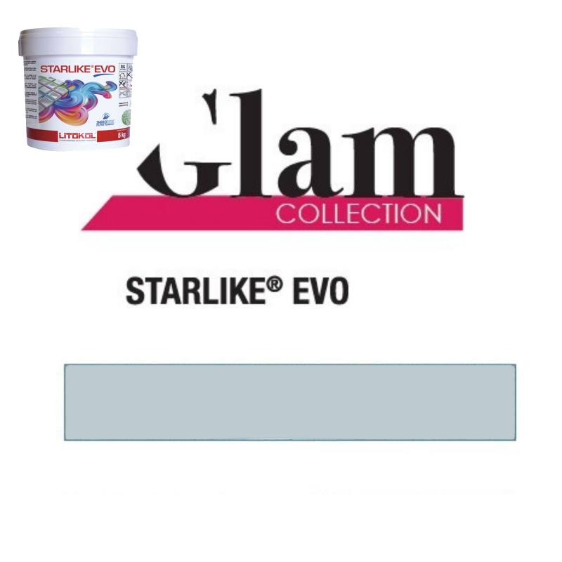 Litokol STARLIKE EVO 400 VERDE SALVIA verde menta resina epoxi adhesiva rejuntado cubo 5kg