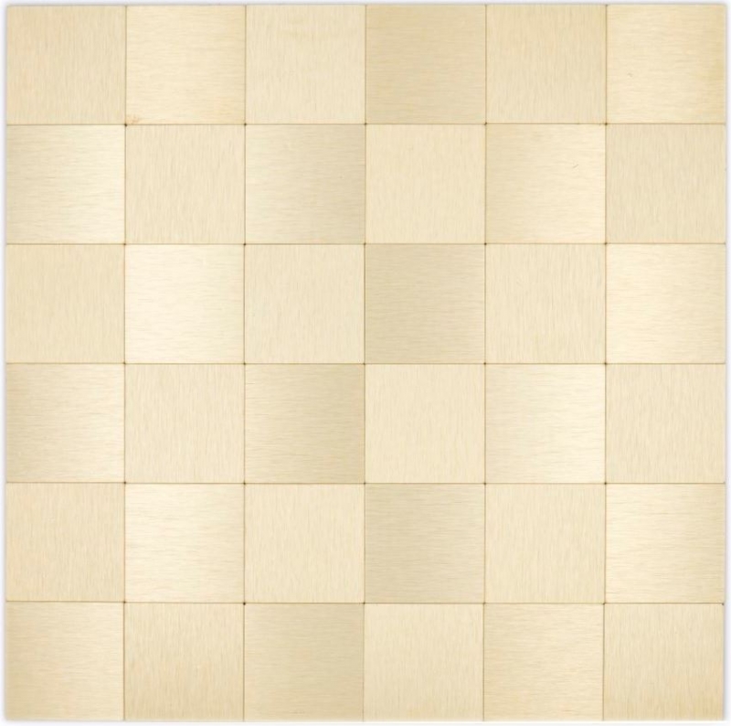 Muestra de mano mosaico azulejo Mosaicos autoadhesivos metal oro salpicadero de cocina MOS200-4G99_m
