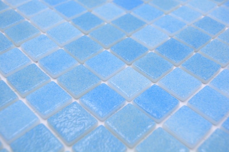 Muestra de mano mosaico azulejo piscina mosaico piscina mosaico ESPAÑA turquesa baño ducha MOS220-501R_m