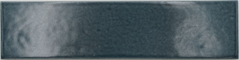 Azulejo vintage cerámica negro grafito brillante pared cocina baño MOS24-MOT10