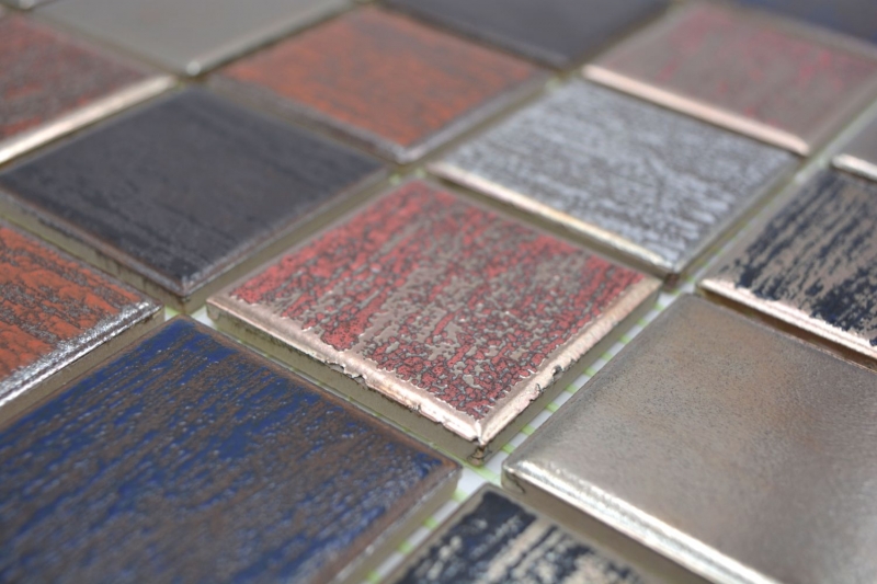 Mosaico de cerámica multicolor mate pared cocina baño ducha MOS24-1235