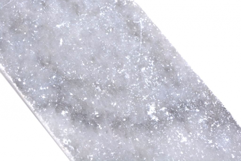 Azulejos de mosaico de piedra natural mármol gris claro mate pared suelo cocina baño ducha MOSF-45-M400