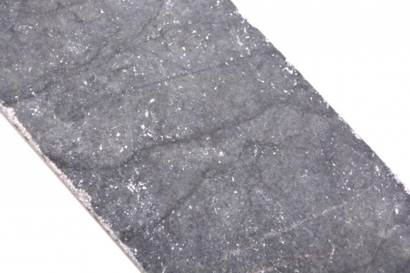 Azulejos de mosaico de piedra natural mármol negro mate pared suelo cocina baño ducha MOSF-45-M430