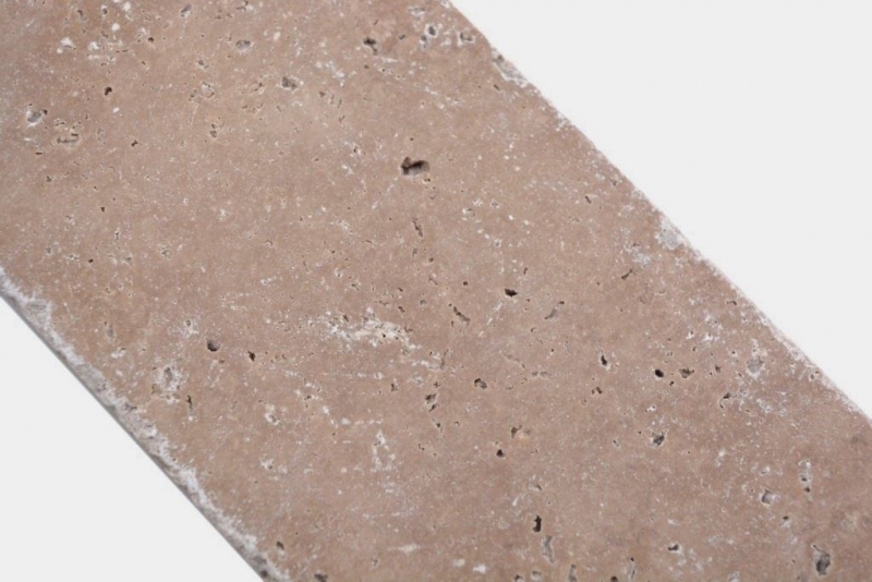Azulejos de mosaico de piedra natural travertino nogal mate pared suelo cocina baño ducha MOSF-45-M440