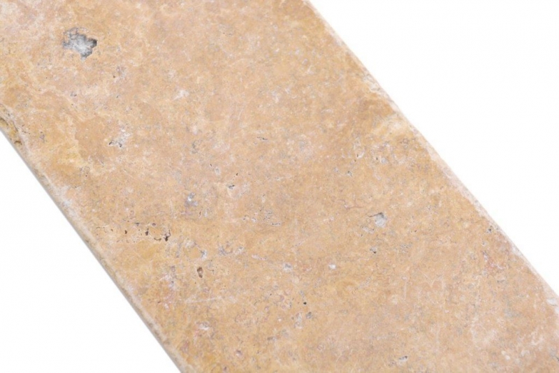 Azulejos de mosaico de piedra natural travertino amarillo dorado mate pared suelo cocina baño ducha MOSF-45-M510