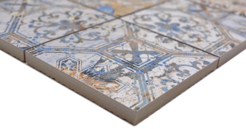 Mosaico de cerámica gres porcelánico fuerte multicolor mate pared suelo cocina baño ducha MOS23-95CV_f
