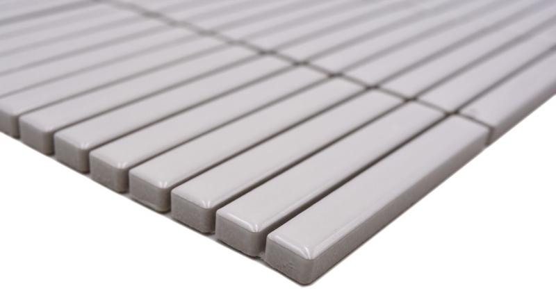 Mosaico de cerámica azulejos de mosaico blanco brillante pared cocina baño ducha MOS24-CG11_f
