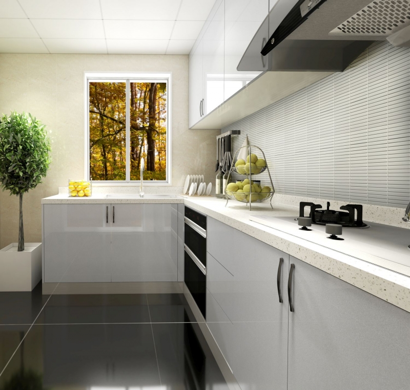 Mosaico de cerámica azulejos de mosaico blanco brillante pared cocina baño ducha MOS24-CG11_f
