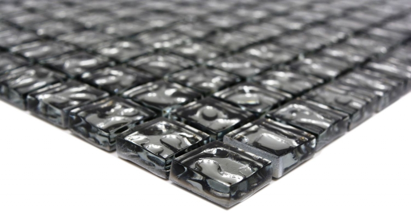 Muestra de mano mosaico de vidrio mosaico azulejo backsplash pared azulejo pared paneles cocina splashback MOS78-8BS4_m