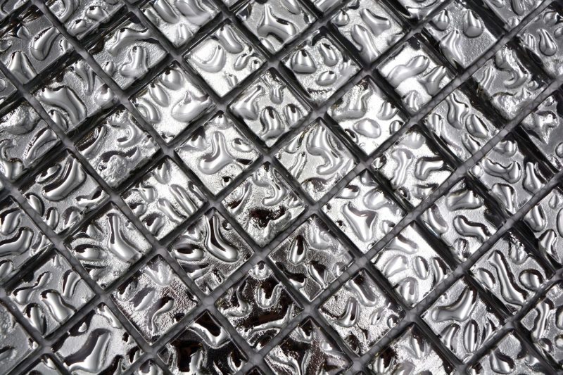 Muestra de mano mosaico de vidrio mosaico azulejo backsplash pared azulejo pared paneles cocina splashback MOS78-8BS4_m