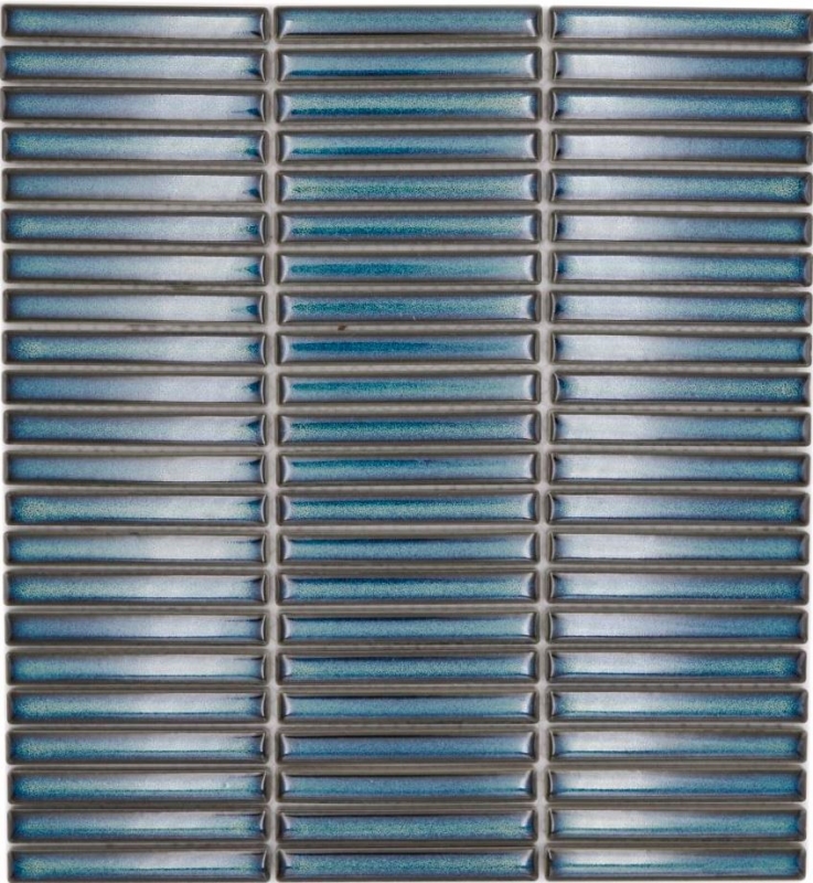 Muestra de mano cerámica mosaico mosaico azulejos verde brillante pared cocina baño ducha MOS24-CG61_m