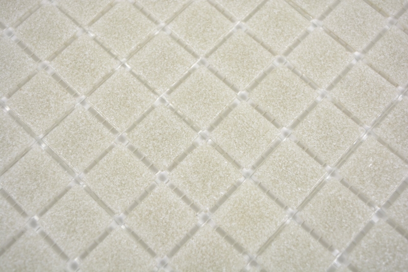 Mosaico de vidrio mosaico de azulejos de color gris claro crema manchas ducha BAÑO PARED cocina pared - MOS200-A05-N