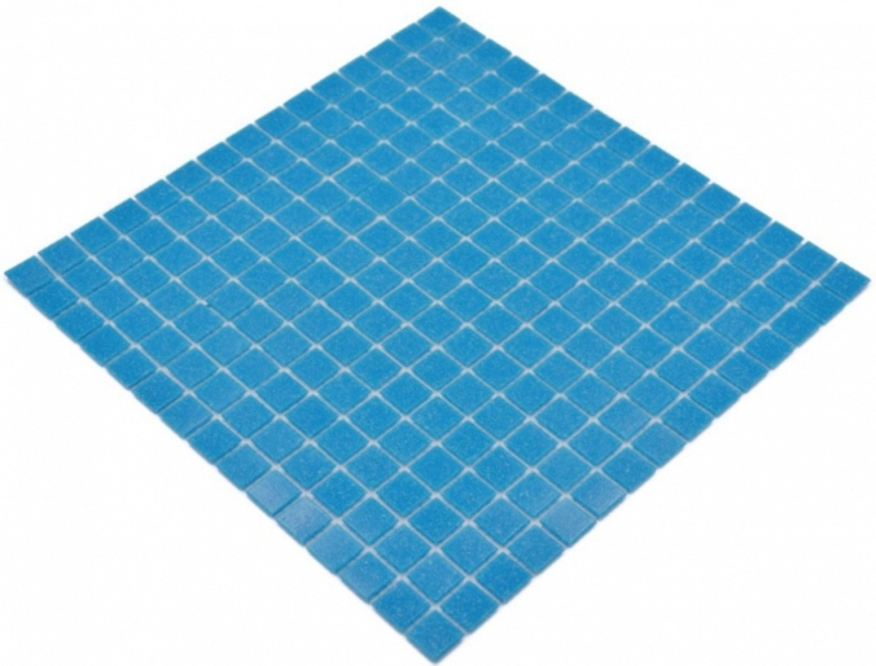 Mosaico de vidrio mosaico azulejo manchas azules ducha BAÑO PARED cocina pared - MOS200-A14-N