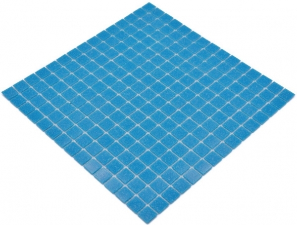 Mosaico de vidrio mosaico azul claro piscina mosaico piscina - MOS200-A14-P