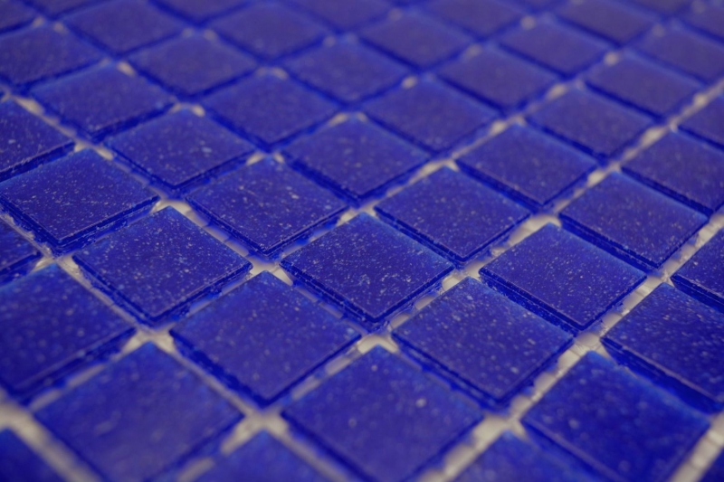 Mosaico de vidrio azul ultramarino azul oscuro piscina mosaico piscina mosaico mosaico azulejo pegado con papel MOS200-A20