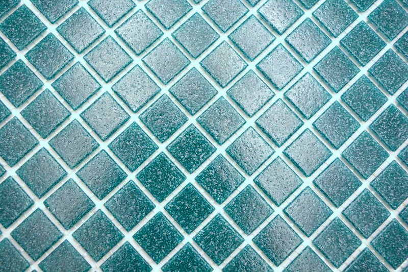 Azulejos de mosaico de vidrio verde turquesa oscuro backsplash cocina splashback MOS200-A67