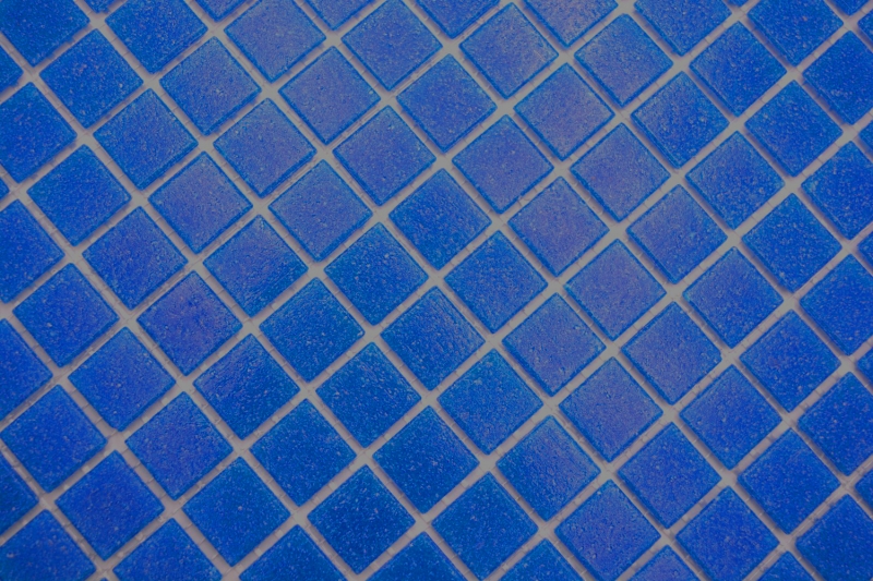 Mosaico de vidrio mosaico azulejo azul oscuro piscina piscina mosaico clásico papel pegado