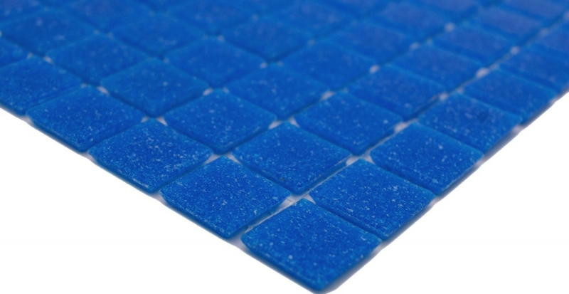 Mosaico de vidrio mosaico azulejo azul oscuro piscina piscina mosaico clásico papel pegado