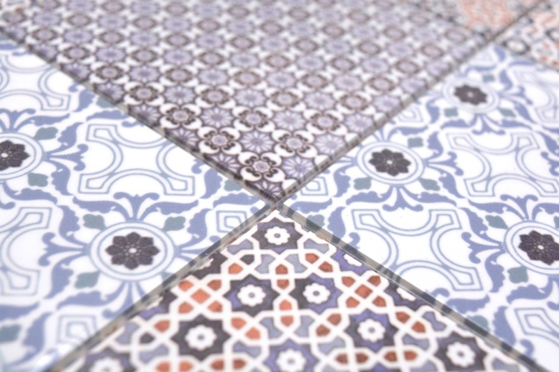 Mosaico autoadhesivo estera de vinilo retro estilo casa de campo MOS200-S1404