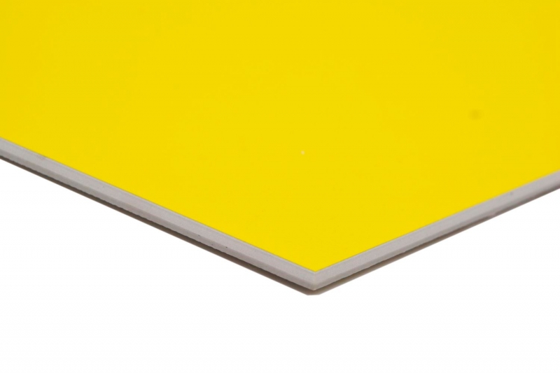 Mosaico de vinilo hexagonal autoadhesivo amarillo MOS200-S07