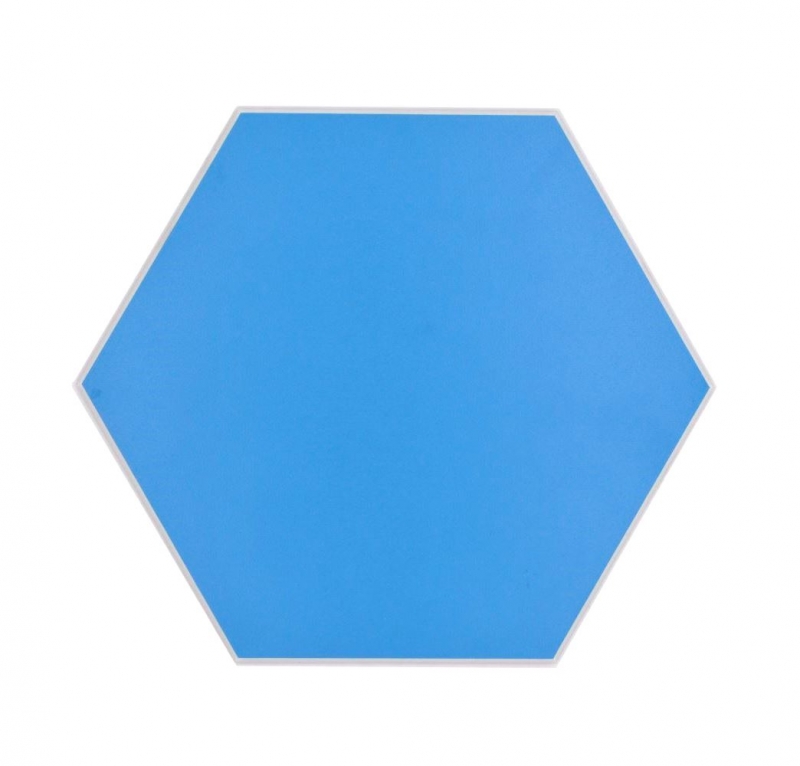 Mosaico de vinilo hexagonal autoadhesivo azul MOS200-S04