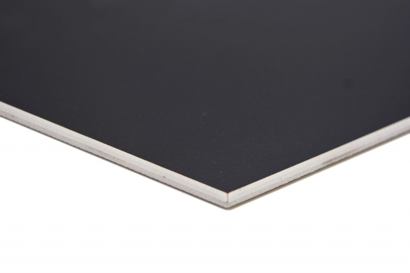 Mosaico de vinilo hexagonal autoadhesivo negro MOS200-S03