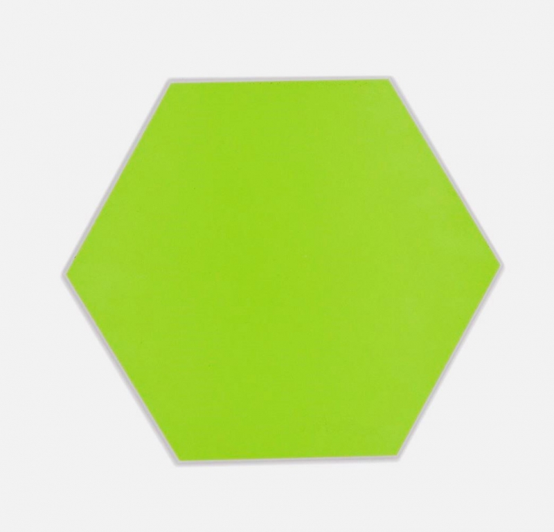Mosaico de vinilo hexagonal autoadhesivo verde MOS200-S05