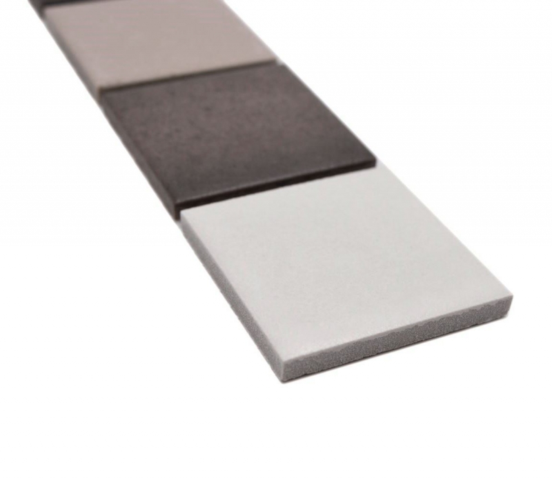 Mosaico cenefa beige marrón cerámica MOS14BOR-1213
