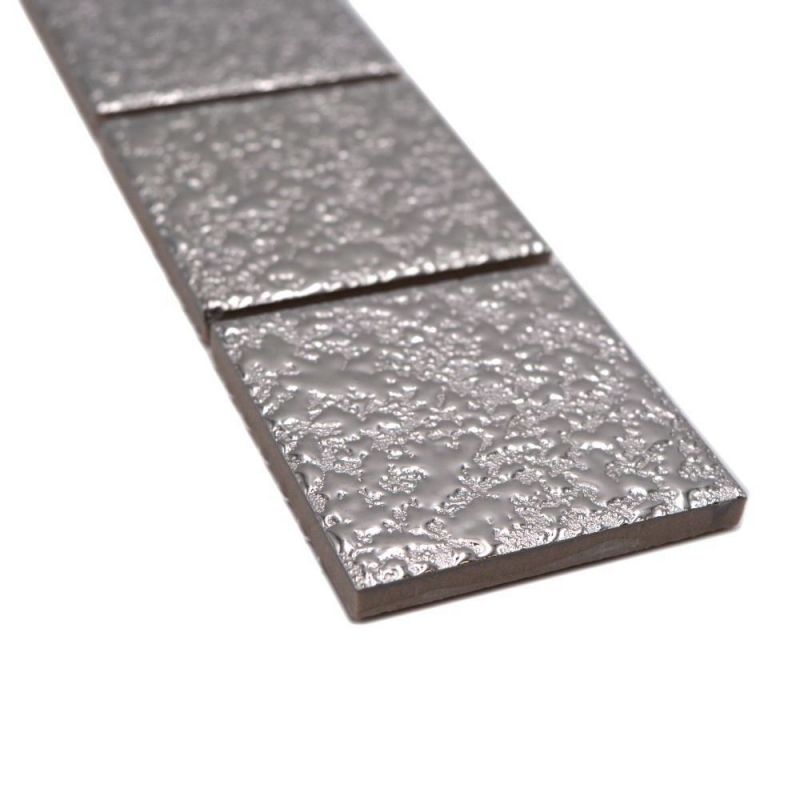 Borde de mosaico Estructura de plata MOS16BOR-0207