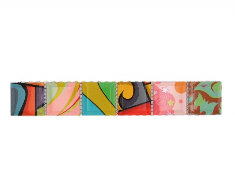 Mosaico borde colorido Pop UP ART Andy Warhole estilo retro motivo cerámica MOS14BOR-1605