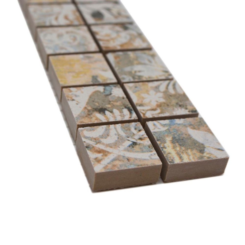 Mosaico cenefa Vintage Sand 25 mix light MOS18BOR-25CS