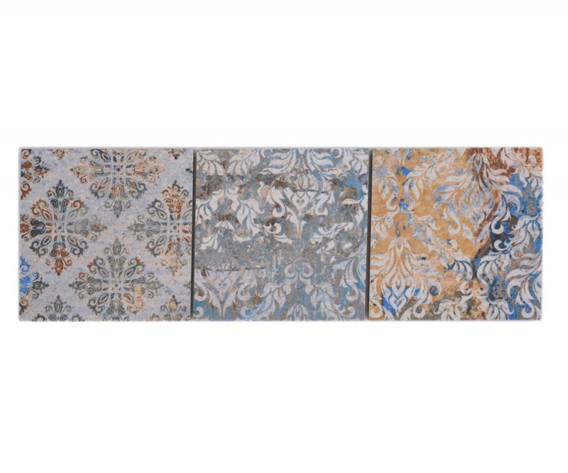 Cenefa mosaico Vintage 95 mezcla de colores MOS23BOR-95CV