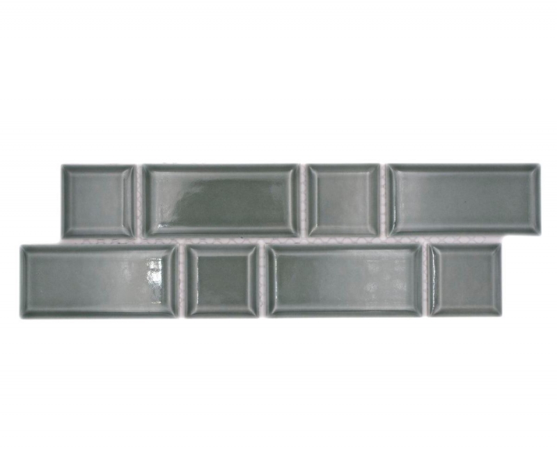 Mosaico cenefa Metro uni petrol mix MOS26BORWM-0218