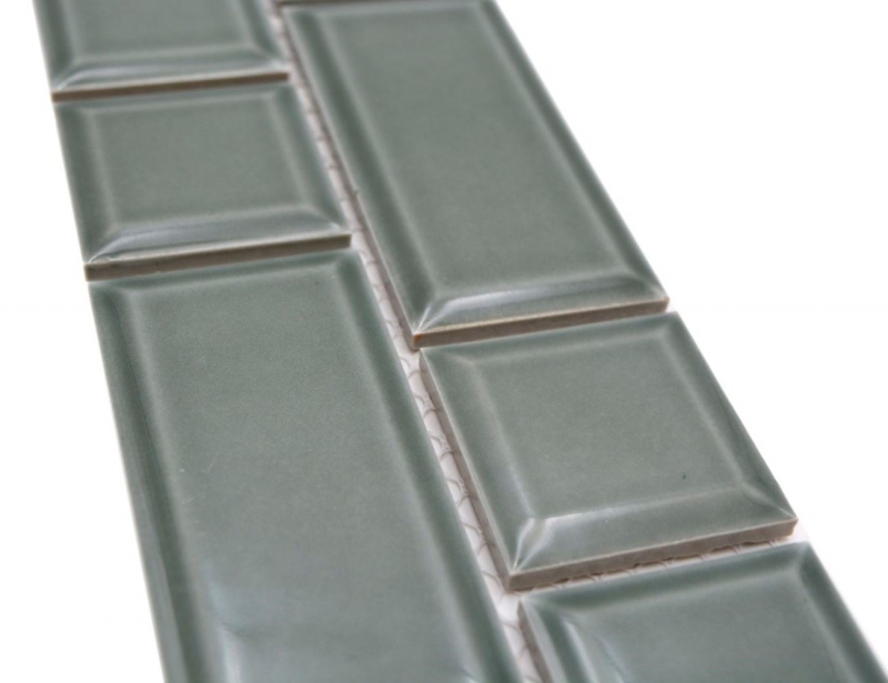 Mosaico cenefa Metro uni petrol mix MOS26BORWM-0218