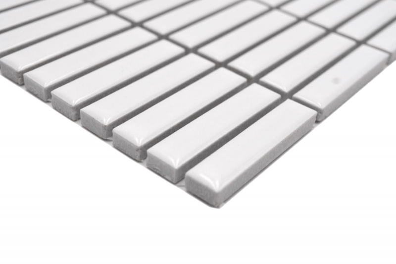 Cerámica mosaico blanco brillante bambú mirada mosaico azulejo cocina pared azulejo backsplash baño ducha pared MOS24-BM1_f