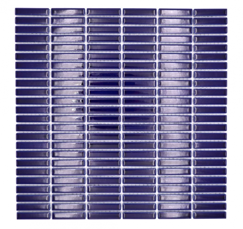 Mosaico de cerámica azul cobalto brillante bambú mirada mosaico azulejo cocina pared azulejo backsplash baño ducha pared MOS24-BM5_f