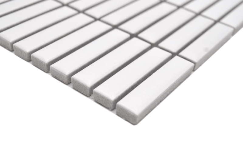 Cerámica mosaico blanco mate bambú mirada mosaico azulejo cocina pared azulejo espejo baño ducha pared MOS24-BM9_f
