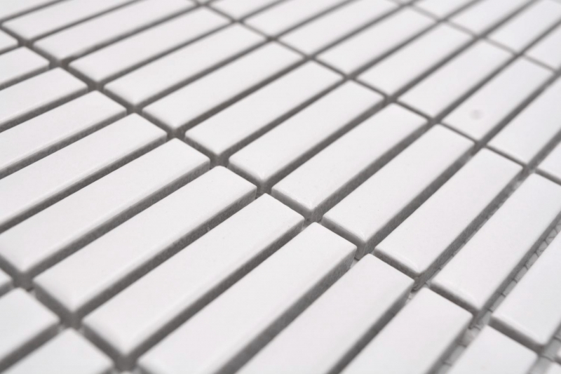 Cerámica mosaico blanco mate bambú mirada mosaico azulejo cocina pared azulejo espejo baño ducha pared MOS24-BM9_f