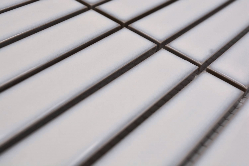Cerámica mosaico antiguo blanco brillante varilla mirada mosaico azulejo cocina pared azulejo backsplash baño ducha pared MOS24-S30_f