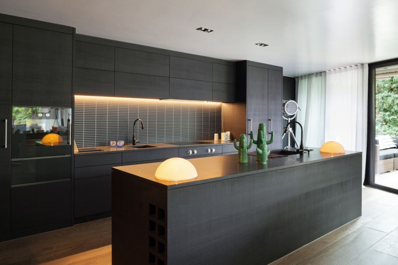 Cerámica mosaico negro mate varilla mirada mosaico azulejo cocina pared azulejo espejo baño ducha pared MOS24-S60_f
