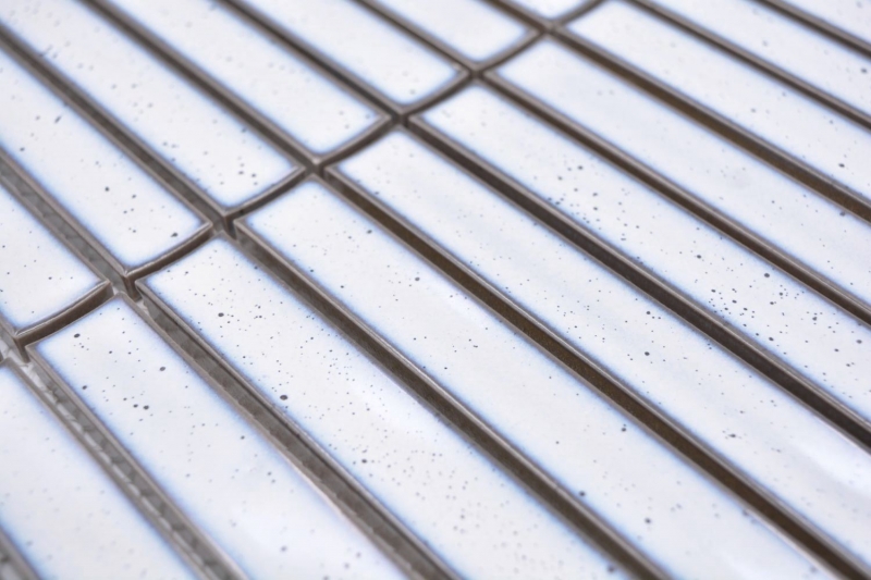 Cerámica mosaico blanco brillante varilla mirada mosaico azulejo cocina pared azulejo backsplash baño ducha pared MOS24-CS66_f