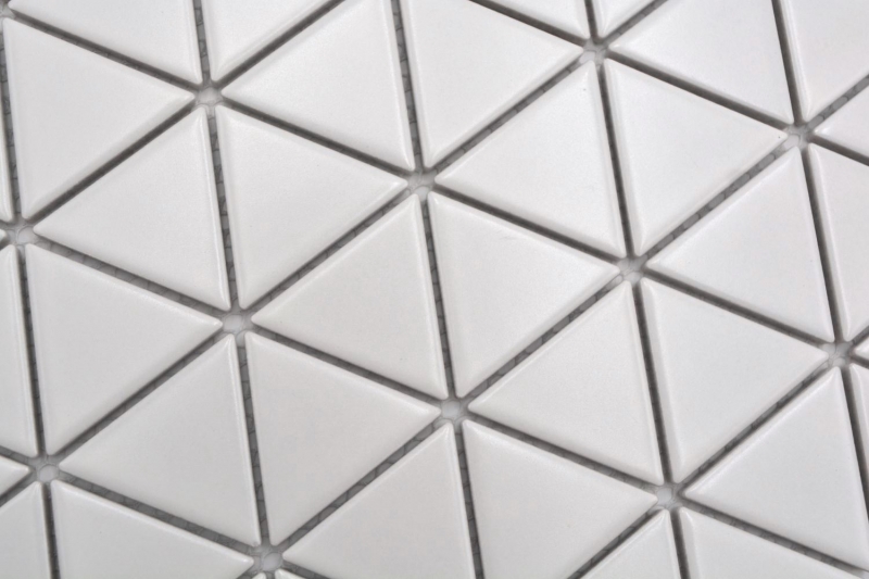 Cerámica mosaico blanco mate triángulo mirada mosaico azulejo cocina pared azulejo espejo baño ducha pared MOS13-t41_f