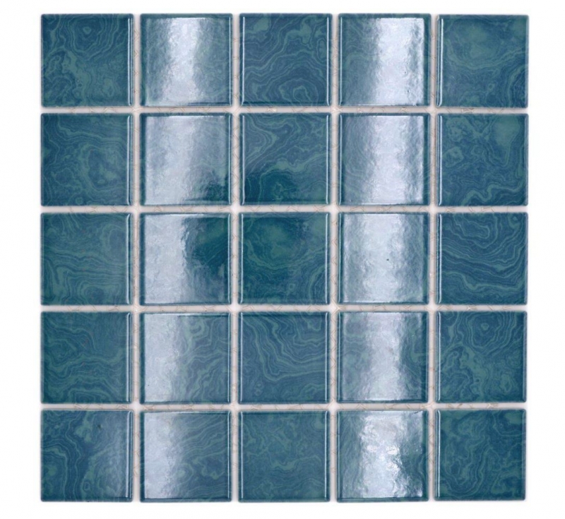 Mosaico de cerámica verde brillante n/a Mosaico de azulejos de cocina azulejos de la pared espejo baño ducha pared MOS14-0403_f