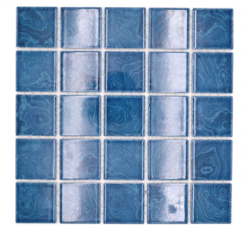 Mosaico de cerámica azul brillante n/a Mosaico azulejo de la cocina azulejo de la pared espejo baño ducha pared MOS14-0404_f