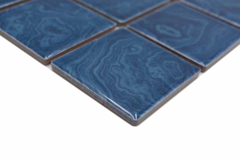 Mosaico de cerámica azul brillante n/a Mosaico azulejo de la cocina azulejo de la pared espejo baño ducha pared MOS14-0404_f