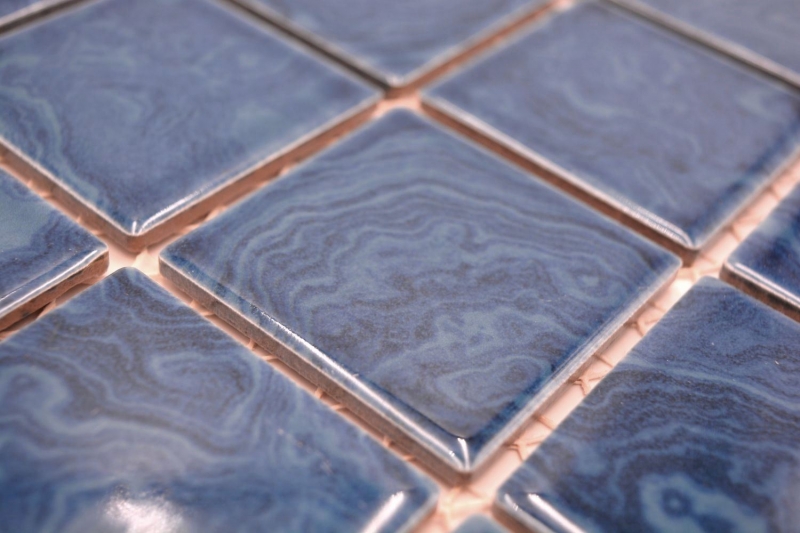 Mosaico de cerámica azul brillante n/a Mosaico azulejo de la cocina azulejo de la pared espejo baño ducha pared MOS14-0404_f