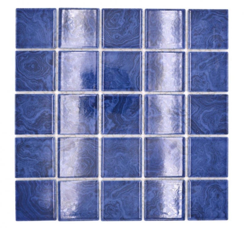 Mosaico de cerámica azul brillante n/a Mosaico azulejo de la cocina azulejo de la pared espejo baño ducha pared MOS14-0406_f