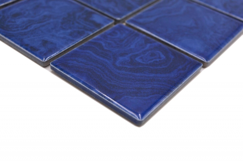 Mosaico de cerámica azul brillante n/a Mosaico azulejo de la cocina azulejo de la pared espejo baño ducha pared MOS14-0406_f