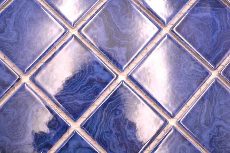Mosaico de cerámica azul brillante n/a Mosaico azulejo de la cocina azulejo de la pared espejo baño ducha pared MOS14-0406_f